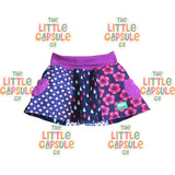 Oishi-M Magenta Patchwork Skirt