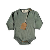 The Rest Sage Green Long Sleeve Romper