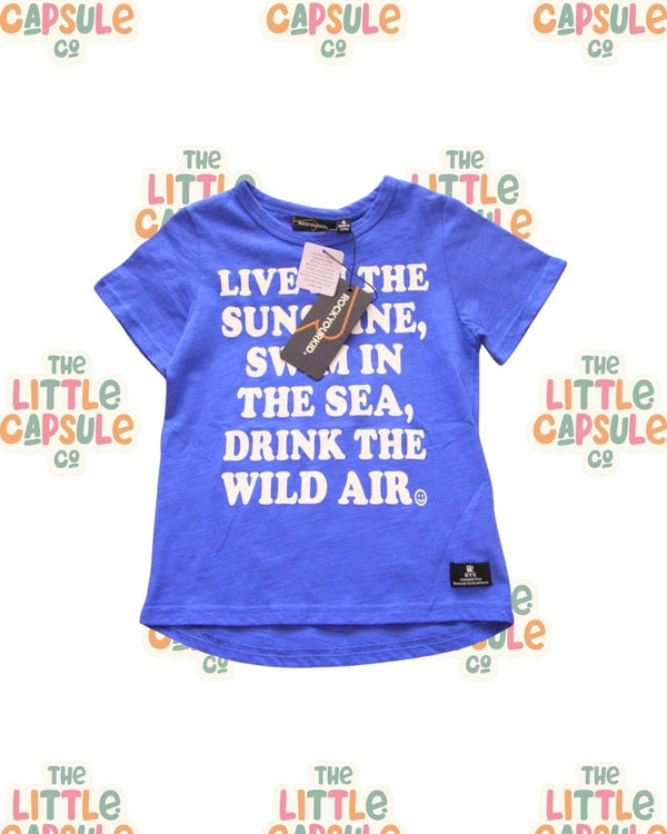 Rock Your Kid Blue Tee
