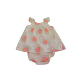 Toshi White & Pink Floral Set