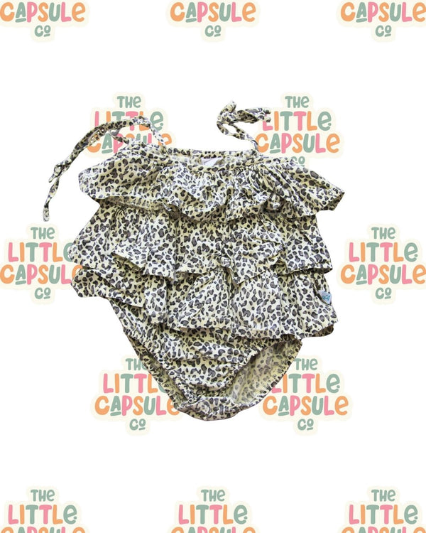 Alex & Ant Frill Leopard Playsuit