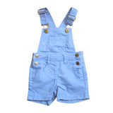 Jamie Kay Blue Short-Leg Overalls