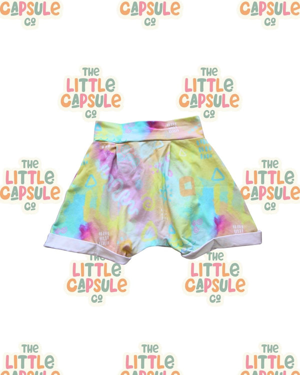 Holly Jackson Art Rainbow Wash Shorts