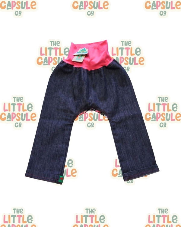 Oishi-m Pink & Denim Pants