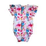 Cheeky Chickadee flowers Bodysuit
