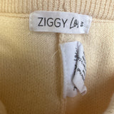 Ziggy Lou Beige Floral Cotton Blend Pants