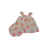 Toshi White & Pink Floral Set