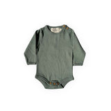 The Rest Sage Green Long Sleeve Romper
