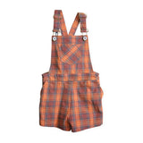 Lacey Lane Plaid Cotton Overalls