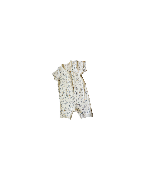 Homegrown Short Sleeve Floral Romper