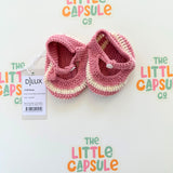 Dlux Pink Crochet Booties