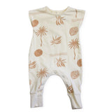Tiny Tribe Leaf Print Playsuit