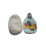 Bobux Blue Leather Booties with Plane