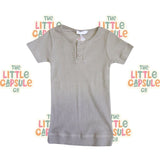 Jamie Kay Rib Tee in Mushroom Taupe