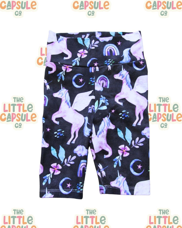 Our Little Legend Unicorn Celestial Bike Shorts