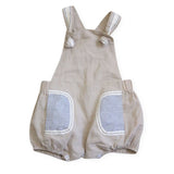 Arthur Ave Beige Overalls