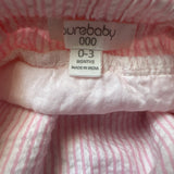 Purebaby Pink Playsuit