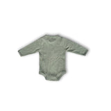 The Rest Sage Green Long Sleeve Romper