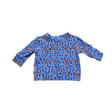 Cheeky Chickadee Blue Cheetah Top