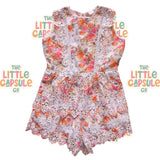 Marlo Floral Playsuit with Lace