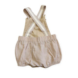 Arthur Ave Beige Overalls