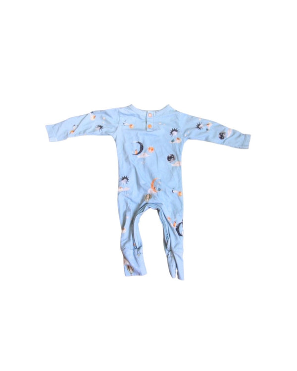 Snuggle Hunny Blue Moon Romper