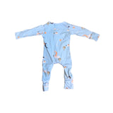 Snuggle Hunny Blue Moon Romper