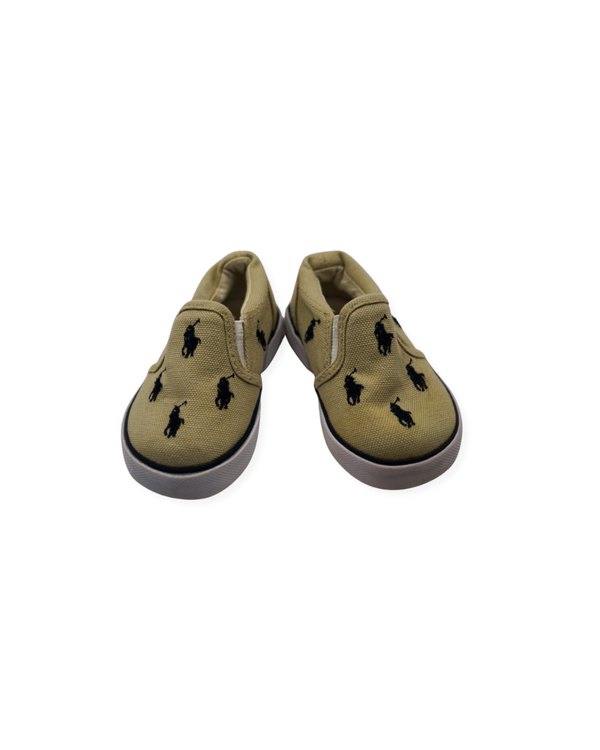 Polo Ralph Lauren Tan Canvas Loafers