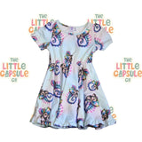 Cheeky Chickadee Koala & Seahorse Dress