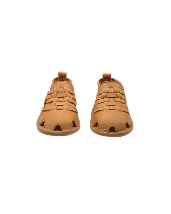 Pretty Brave Tan Leather Sandals