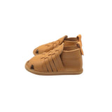 Pretty Brave Tan Leather Sandals