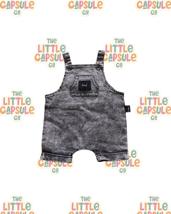 Kapow Kids Stonewash Denim Overalls