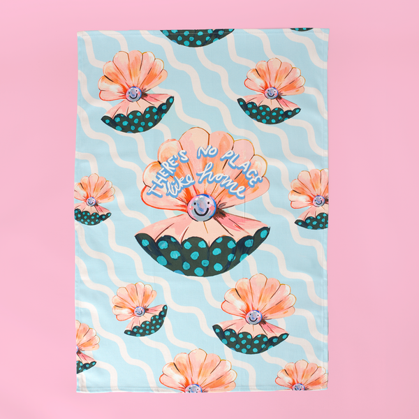 Eleanor Bowmer “Home is Where the Tea Towel Is” Tea Towel