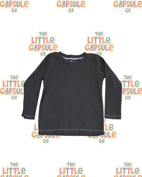 Our Little Legend Black Long Sleeve Top