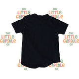 Huxbaby Black Metallic Bear Tee