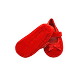 Ralph Lauren Red Ballet Flats