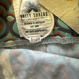Salty Shreds Blue Boho Overalls