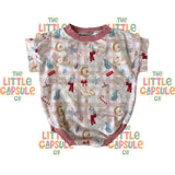 Our Little Legend Unicorn Christmas Playsuit