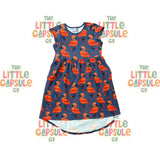 Minti Flamingo Hi-Low Dress