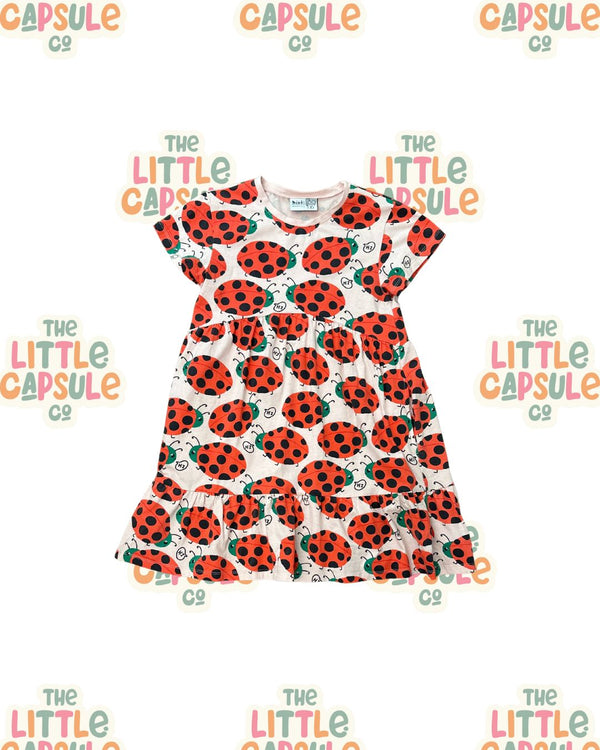 Minti Ladybug Print Dress