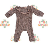 Fox & Finch Pink Leopard Playsuit