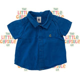 Petit Bateau Blue Button Shirt