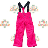 Mini Boden Ski Pink Bib & Brace