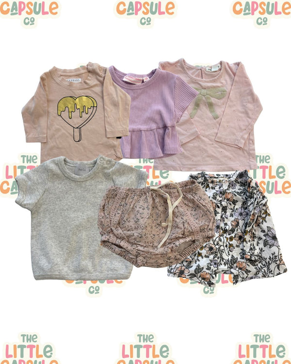 Adventure Pastel Top & Bottom Bundle (6 pcs)