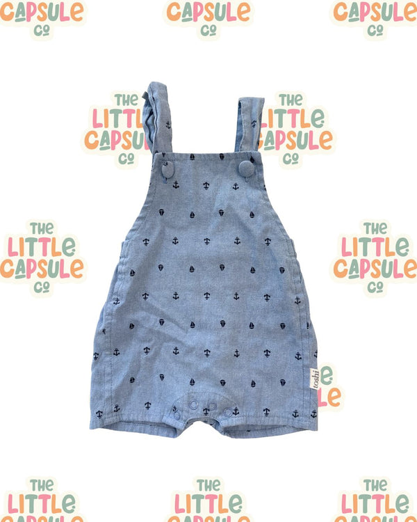 Toshi Sailing Ship Cotton Overalls