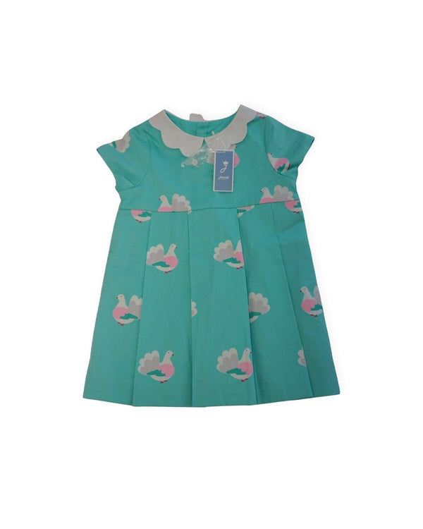 Jacadi Paris Teal Dove Dress