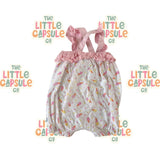 Sprout Heritage Pink Ice Cream Print Playsuit