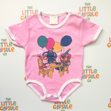 Vintage Party Animal Bodysuit - Pink