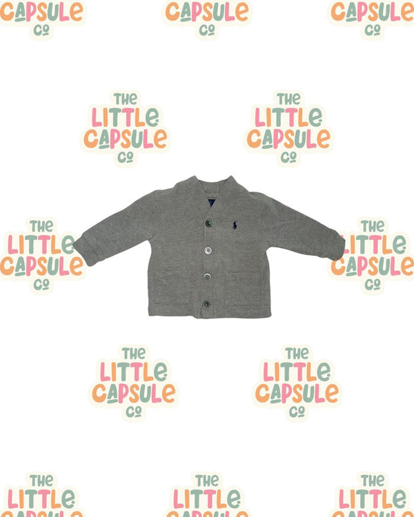 Ralph Lauren Polo Grey Lightweight Cardigan