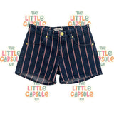 Little Marc Jacobs Navy Denim Shorts